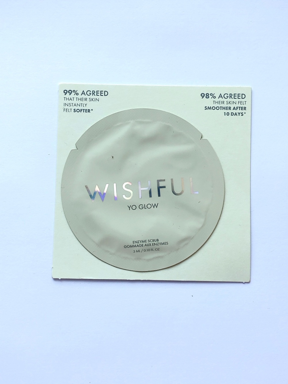10/$10 HUDA Wishful Yo Glow Enzyme Scrub